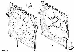 휀 슈라우드 diagram for BMW 5 Series F10 LCI 518d