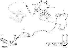 Uruchamianie sprzęgła diagram for BMW MINI R50 Cooper