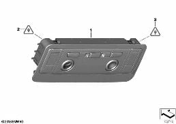 SWITCH UNIT ROOF diagram for BMW 3 Series E93 LCI 320i