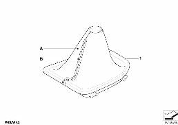 INDIVIDUAL SHIFT LEVER COVER SMG