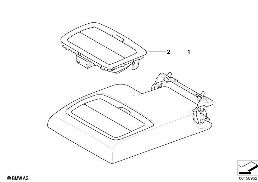 Koltuk, arka, orta kol dayn., çok fonk. diagram for BMW X5 E70 LCI 35dX