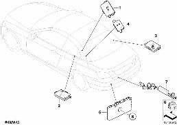 SINGLE PARTS, AERIAL AMPLIFIER/SPLITTER diagram for BMW 3 Series E93 LCI 320d