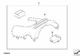 RETROFIT KIT FOR GEAR SHIFT INDICATOR diagram for BMW MINI R56 LCI Cooper S
