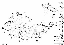 UNDERFLOOR COATING diagram for BMW 1 Series E82 118d