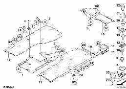 Revêtement de soubassement diagram for BMW 1 Series E82 135i