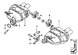 EXHAUST SYSTEM, REAR