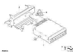 CD Wechsler / Halter diagram for BMW MINI R56 Cooper