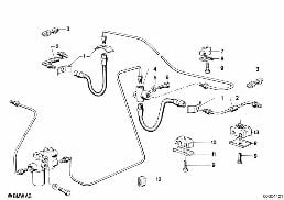 BRAKE PIPE REAR/MOUNTING