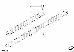 GROUND CABLE diagram for BMW 3 Series E93 LCI 320i