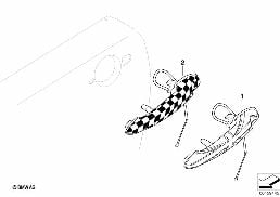 Kabłąk uchwytu diagram for BMW MINI R50 Cooper