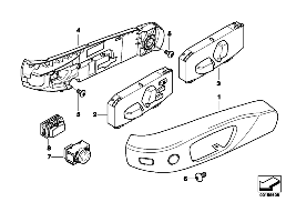 SINGLE PARTS OF FRONT SEAT CONTROLS