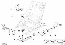 SEAT FRONT SEAT COVERINGS diagram for BMW 3 Series E93 328i