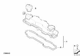 シリンダー ヘッド カバー diagram for BMW MINI Clubman R55 Cooper d