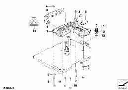 A5S310Z MOUNTING PARTS CONTROL UNIT diagram for BMW 5 Series E34 525tds