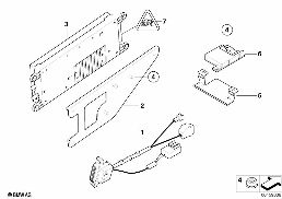 SINGLE PARTS, SA 630, TRUNK diagram for BMW 3 Series E46 320i