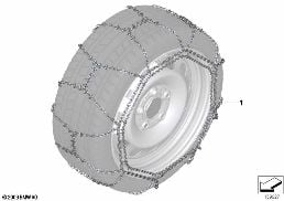 Corrente de neve diagram for BMW Rolls-Royce Cullinan RR31 Cullinan