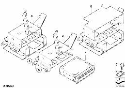Sistema de navegação diagram for BMW X3 E83 2.0i