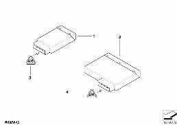 ECU FOR SWITCH CENTER IN CENTER CONSOLE diagram for BMW 5 Series E60 LCI 535xi