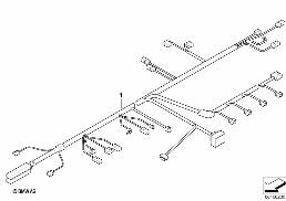 Kabelbaum Motor diagram for BMW MINI Clubman R55 Cooper d