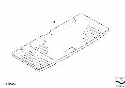 FITTED LUGGAGE COMPARTMENT MAT diagram for BMW MINI R56 LCI Cooper S