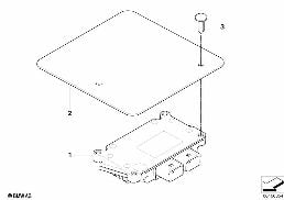 CONTROL UNIT, TRANSFER BOX diagram for BMW 3 Series E92 335xi