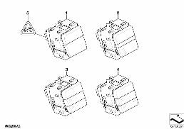 SWITCH CENTER, CENTER CONSOLE, LEFT diagram for BMW 5 Series E60 LCI 535xi