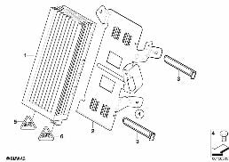 AMPLIFIER/HOLDER,HIFI PROFESSIONAL DSP diagram for BMW 5 Series E60 530xi