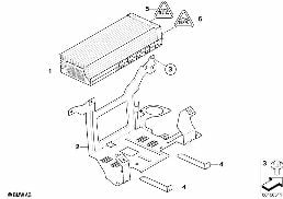 AMPLIFIER HIFI PROF. / HARMAN KARDON diagram for BMW 3 Series E91 335d