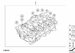CYLINDER HEAD diagram for BMW 3 Series E90 LCI 318i