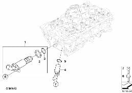 CYLINDER HEAD, ELECTR. ADD-ON PARTS diagram for BMW 3 Series E90 LCI 318i