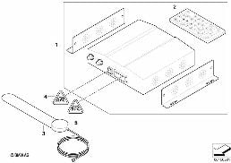 DVB-T SET-TOP BOX diagram for BMW 3 Series E90 318i