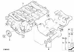 OIL PUMP AND COMPENSATING SHAFT UNIT diagram for BMW 3 Series E90 LCI 318i
