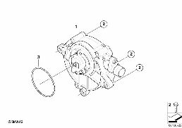 VACUUM PUMP diagram for BMW 3 Series E90 LCI 318i