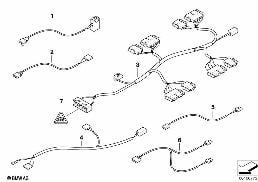 WIRING SET SEAT diagram for BMW 3 Series E46 318i