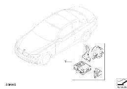 ชุดติดตั้งเพิ่ม สัญญาณกันขโมย diagram for BMW 3 Series E93 320i