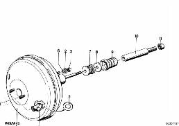POWER BRAKE UNIT DEPRESSION