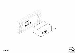 náhradní díly pro modul ACM diagram for BMW X5 E53 4.4i