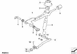 GEAR SHIFTING,MECH.TRANSM./DIESEL diagram for BMW 3 Series E46 320Cd