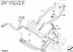 HYDRO STEERING-OIL PIPES