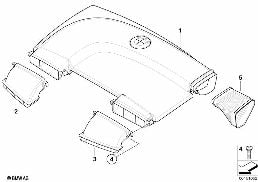 SUCTION HOOD diagram for BMW 1 Series E87 LCI 120i