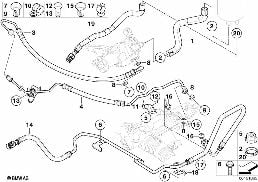 HYDRO STEERING-OIL PIPES