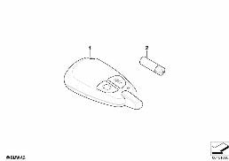 TRANSMITTER F AUXIL.HEATING REMOTE CTRL diagram for BMW 3 Series E90 LCI 318d