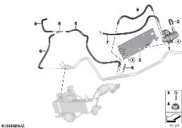 VACUUM CONTROL-AGR diagram for BMW 1 Series E82 123d