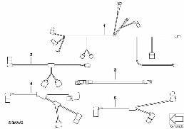 Kabel, diverse diagram for BMW 5 Series E60 M5