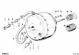 POWER BRAKE UNIT DEPRESSION