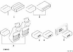 Náhradní díly DVD-Advanced diagram for BMW X5 E53 4.4i