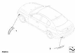 REFLECTOR diagram for BMW 5 Series E60 LCI 523i