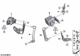 HEADLIGHT VERTICAL AIM CONTROL SENSOR