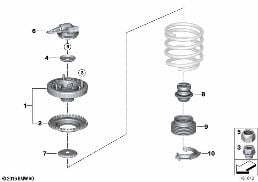 GUIDE SUPPORT/SPRING PAD/ATTACHING PARTS