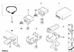 Contrôle press.pneus(RDC) - boît.de cde diagram for BMW 3 Series E92 328i